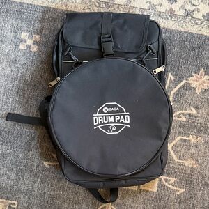 Black Drum Pad Kids Backpack